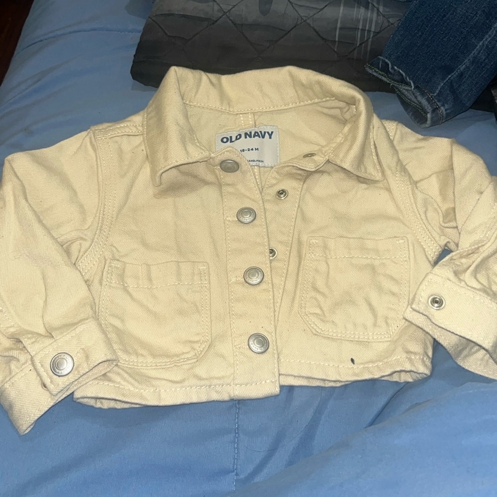 Baby girl jeans jacket sz 18-24mths